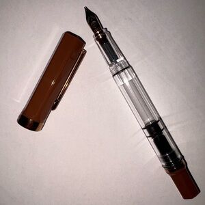 TWSBI ECO Espresso w/Bronze Fountain Pen- Fine Nib- Limited Edition, Brand New